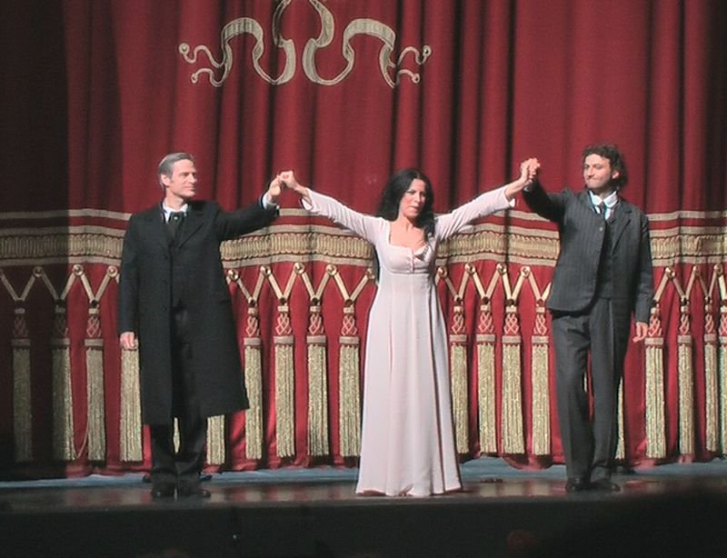 curtain_09062009_1.JPG - La traviata, München, 9. Juni 2009, mit Angela Gheorghiu und Simon Keenlyside