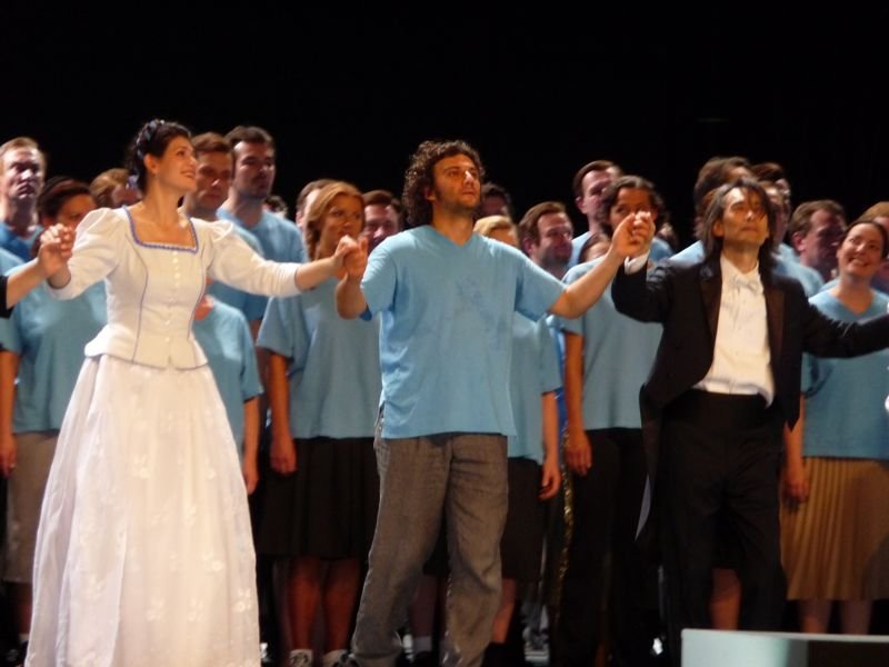 lohengrin08072009_1.JPG - Lohengrin, 8. Juli 2009, mit Anja Harteros und Kent Nagano