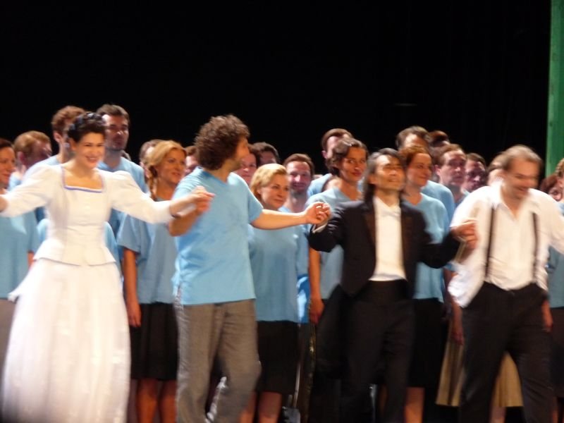 lohengrin08072009_5.JPG - Lohengrin, 8. Juli 2009, mit Anja Harteros, Wolfgang Koch und Kent Nagano