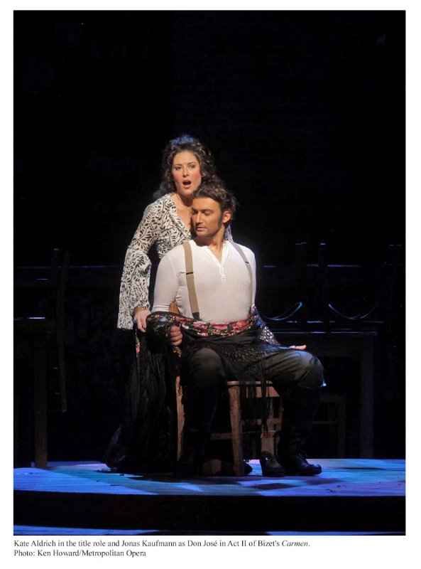 carmenMet02.jpg - Jonas Kaufmann as Don José, Kate Aldrich as Carmen Photo: Ken Howard/Metropolitan Opera April 28, 2010.