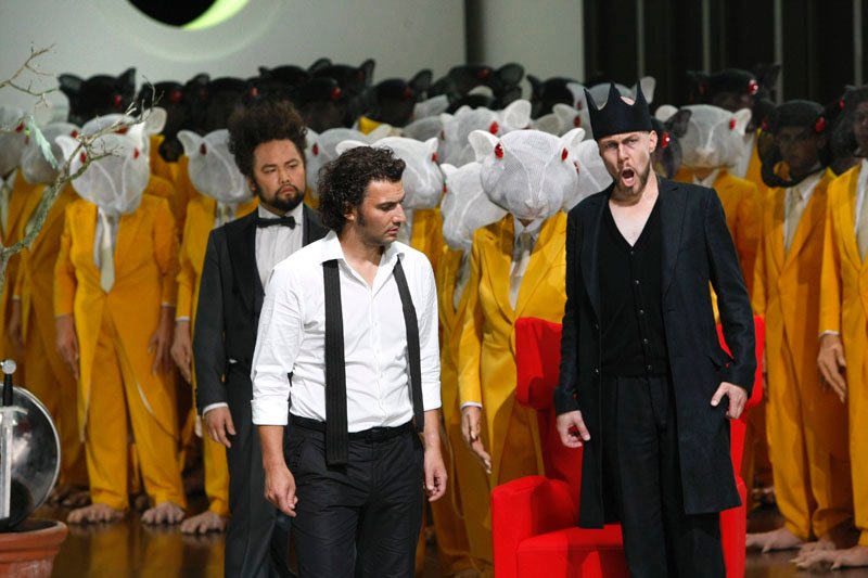 lohengrinbayreuthlammel7.jpg - Hauptprobe, Lohengrin, Foto: Karl Heinz Lammel, Bayreuther Festspiele,2010, Jonas Kaufmann, Samuel Youn, Georg Zeppenfeld