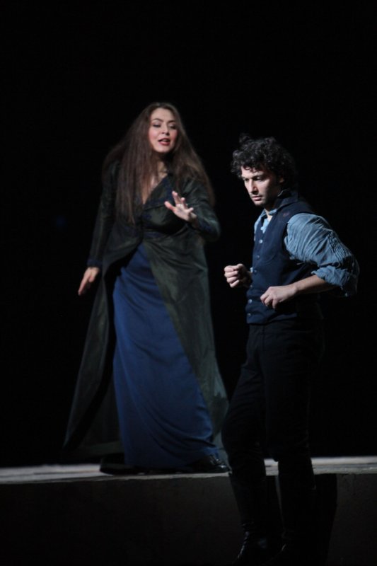 toscascalaproben.jpg - Tosca, Mailand, Februar 2011, mit Oksana DykaFoto: Amisano Brescia, Teatro alla Scala